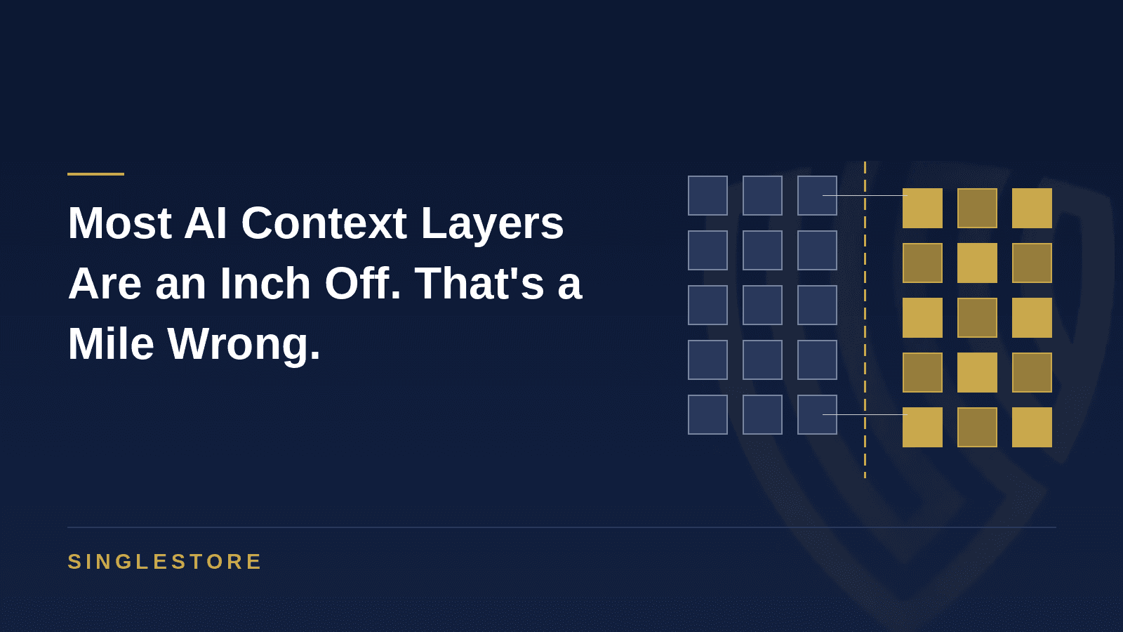 Most AI Context Layers Are an Inch Off. That's a Mile Wrong.